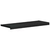 vidaXL Umbral de Ventana Negro con Vetado de Madera 100 x 30 x 4,5 cm