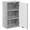 vidaXL Gabinete de Ba&ntilde;o con puerta Gris Sonoma 39 x 23,5 x 65 cm