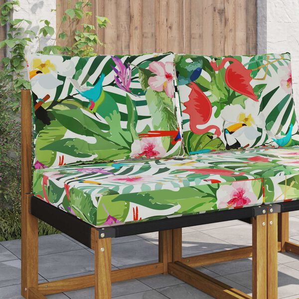 vidaXL Coj&iacute;n para sof&aacute; de exterior 2 pcs de colores Poli&eacute;ster