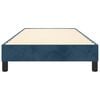 vidaXL Estructura de cama con somier terciopelo azul oscuro 90x190 cm