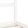 vidaXL Estructura de cama para niños madera de pino blanco 80x160 cm