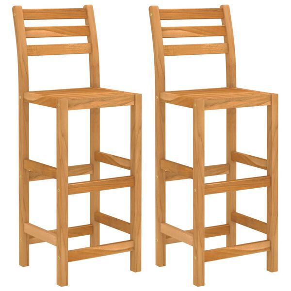 vidaXL Mesa y sillas de bar para jard&iacute;n 3 pzas madera maciza de acacia