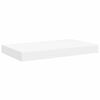 vidaXL Estantes flotantes de pared 2 uds MDF blanco 40x23x3,8 cm