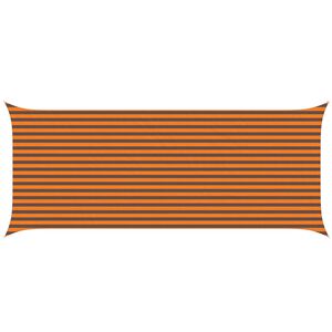 vidaXL Toldo Vela de Sombra Naranja y Marr&oacute;n 6 x 2,5 m