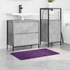 vidaXL Alfombrilla de ba&ntilde;o antideslizante Morado 50 x 80 cm PP