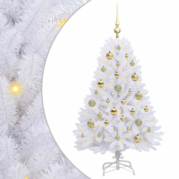vidaXL &Aacute;rbol de Navidad artificial con ramas articuladas 120 cm