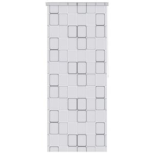 vidaXL Persiana enrollable de ducha cuadrados 80x240 cm
