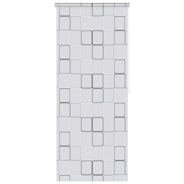 vidaXL Persiana enrollable de ducha cuadrados 80x240 cm