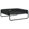 vidaXL Cama elevada para perros tela oxford y acero gris antracita