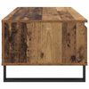 vidaXL Mesa de Caf&eacute; con caj&oacute;n Madera envejecida 90 x 50 x 36,5 cm