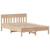 vidaXL Estructura de cama sin colch&oacute;n madera de pino maciza 120x200 cm