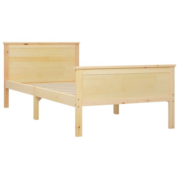 vidaXL Estructura de cama con 2 cajones madera maciza pino 100x200 cm