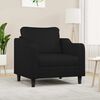 vidaXL Sill&oacute;n de tela negro 60 cm