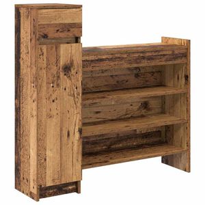 vidaXL Armario Zapatero 100,5 x 28 x 100 cm Madera de ingenier&iacute;a
