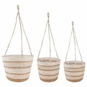 vidaXL 3 uds. Natural, y Beige &Oslash;26 x 19 cm 100% Hierba marina