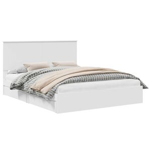 vidaXL Cama con almacenamiento 160 x 200 cm Madera de ingenier&iacute;a