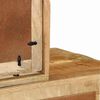 vidaXL Mesa de tocador Marrón 100 x 40 x 120 cm Madera maciza de Mango