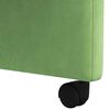 vidaXL Sillas de Comedor con Ruedas 2 pcs Verde claro 58 x 65 x 98 cm