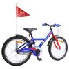 vidaXL Bicicleta Infantil 20 Pulgadas para 6-11 a&ntilde;os Azul Oscuro