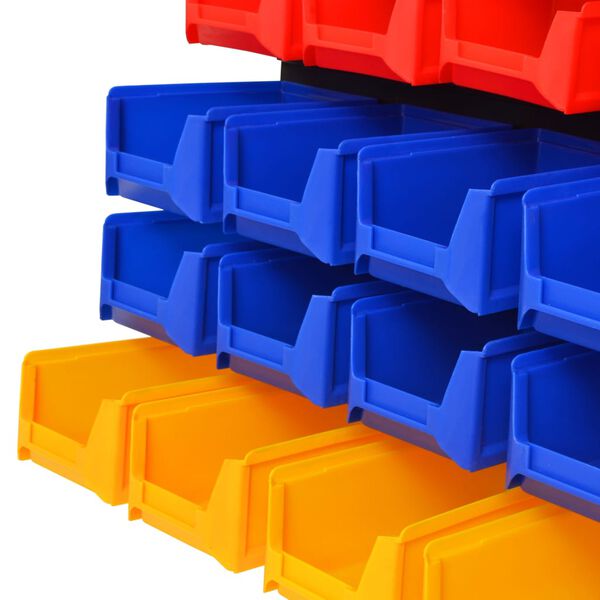 vidaXL Organizador de herramientas de garaje de montaje en la pared