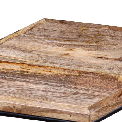 vidaXL Mesa de centro de madera maciza de mango 56x48x40 cm