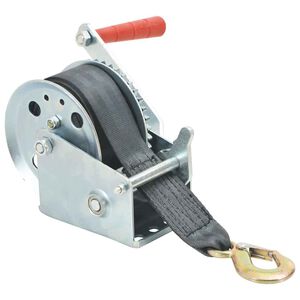 vidaXL Cabrestante manual con correa 540 kg