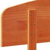 vidaXL Cabecero de cama madera maciza de pino marr&oacute;n cera 180 cm