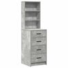 vidaXL Mesa de tocador Gris 78.5 x 41 x 135 cm Madera contrachapada