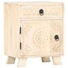 vidaXL Mesita de noche de madera maciza de mango 40x30x50 cm
