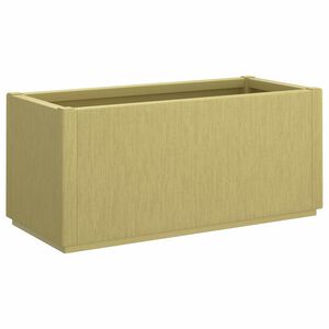 vidaXL Caja de Flores de Jard&iacute;n Verde 80 x 36 x 35 cm PP