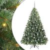 vidaXL Árbol de Navidad artificial con 300 LED Verde 210 cm PE y PVC
