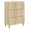 vidaXL Cajonera Roble Sonoma 66 x 34,5 x 90 cm Madera de Ingenier&iacute;a