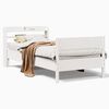 vidaXL Estructura de cama sin colch&oacute;n madera de pino blanca 90x200 cm