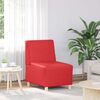 vidaXL Unidad de Sof&aacute; Modular sin Brazos 2 pcs Rojo 55 x 74 x 82 cm