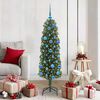 vidaXL Árbol de Navidad artificial Verde 150 cm PVC, Acero y Plástico