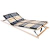vidaXL Somier de lamas Manual Marr&oacute;n 80 x 190 cm Madera de Haya S&oacute;lida