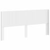 vidaXL Cabecero Blanco Madera de ingenier&iacute;a