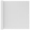 vidaXL Toldo para balc&oacute;n HDPE 90x400 cm blanco