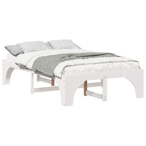 vidaXL Estructura de cama 120 x 190 cm Madera de pino macizo