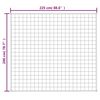 vidaXL Manta con peso tela color crema claro 200x225 cm 9 kg