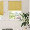 vidaXL Estor enrollable con cortinas Amarillo 120 x 220 cm Bambú