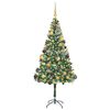 vidaXL &Aacute;rbol de Navidad artificial Verde 180 cm PVC y acero