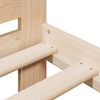 vidaXL Estructura de cama sin colch&oacute;n madera maciza de pino 200x200 cm