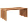 vidaXL Mesa auxiliar de jard&iacute;n Marr&oacute;n 90 x 50 x 36 cm