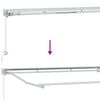 vidaXL Armaz&oacute;n de toldo manual con LEDs 3 x 2,5 m Aluminio