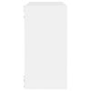 vidaXL Estantes cubo de pared 6 unidades blanco 30x15x30 cm
