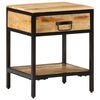 vidaXL Mesita de Noche con caj&oacute;n Marr&oacute;n 40 x 35 x 50 cm