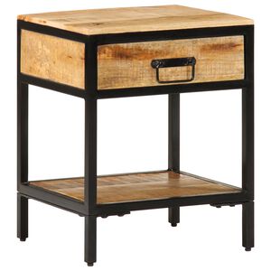 vidaXL Mesita de Noche con caj&oacute;n Marr&oacute;n 40 x 35 x 50 cm