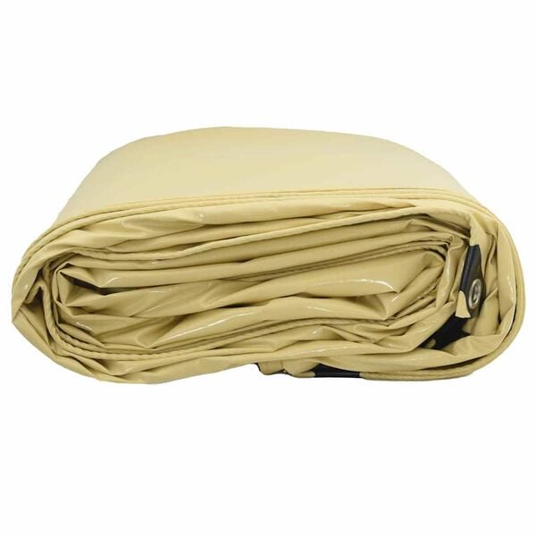 vidaXL Lona 650g / m&sup2; Beige 2,5 x 4,5 m Lona con recubrimiento de PVC