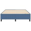 vidaXL Cama de plataforma Azul 140 x 190 cm tela